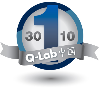 Q-lab10周年logo